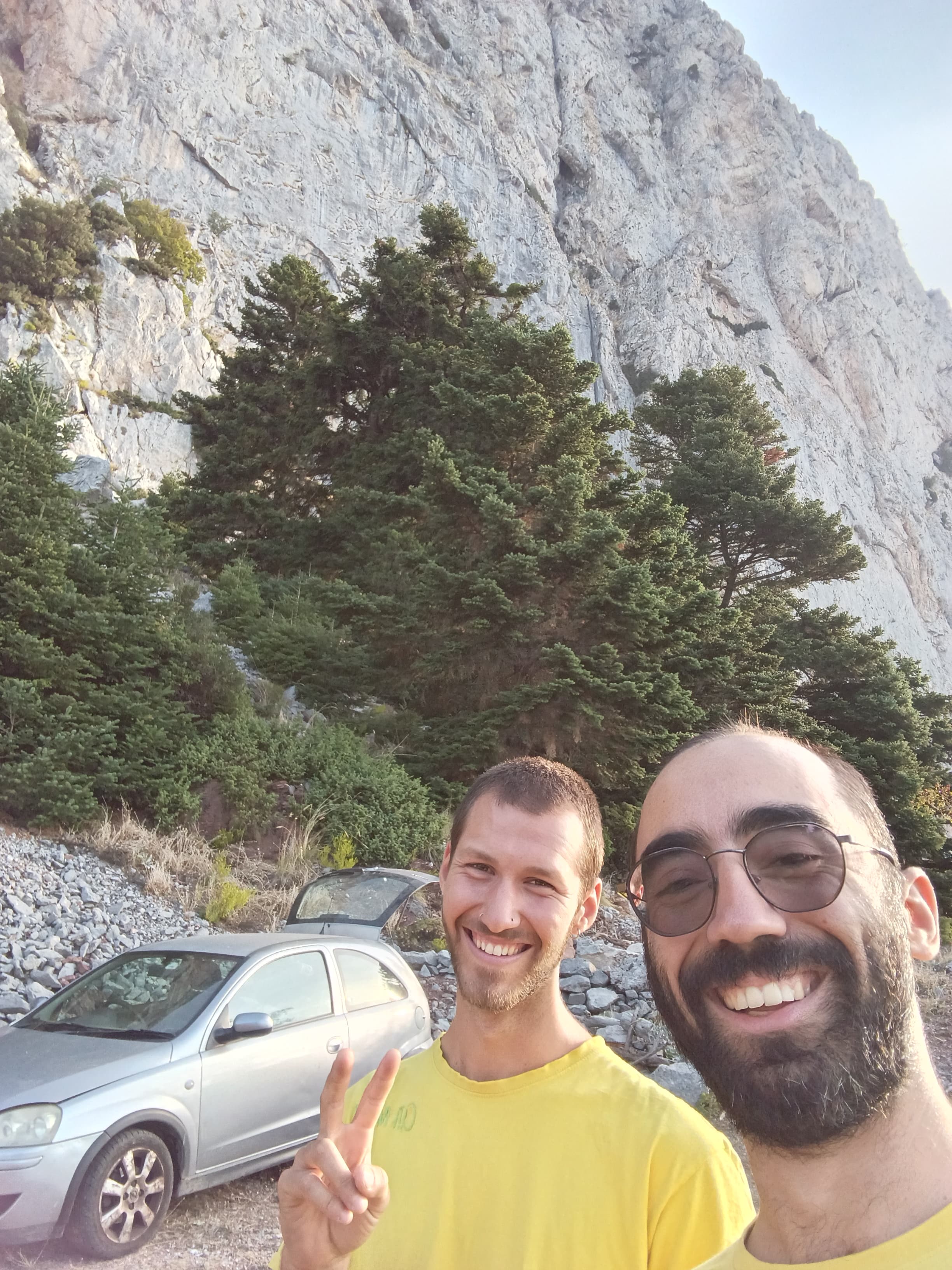 Selfie πανηγυρισμού στην έξοδο της διαδρομής